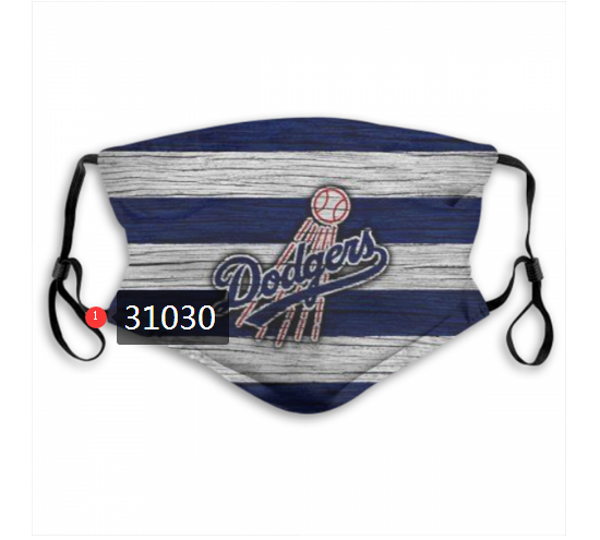 2020 Los Angeles Dodgers Dust mask with filter 52->mlb dust mask->Sports Accessory